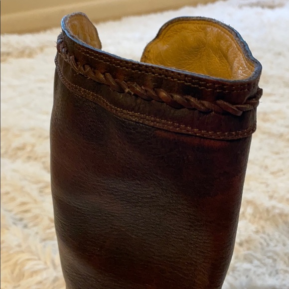 Braided back zip Frye tall boots. - Picture 10 of 10